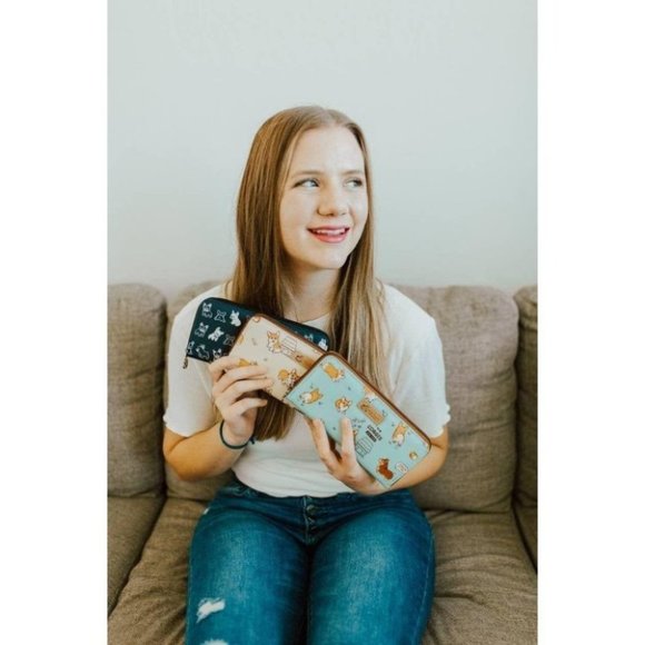 Waterproof Shiba Long Wallet Fits Phone & Bills - Picture 6 of 15